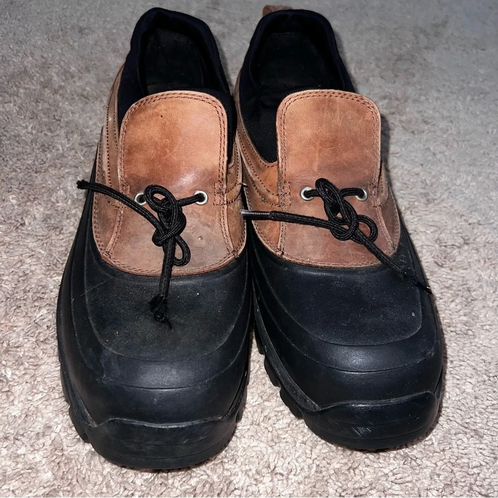 Lands End Duck Boot Shoes Rubber Leather Waterproof Men’s Size 13